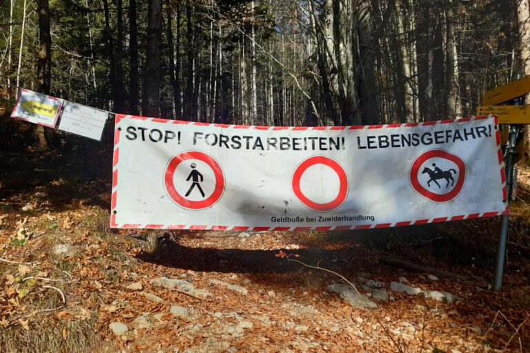 Steig zur Zwieselalm und Blauer Steig wieder frei begehbar
