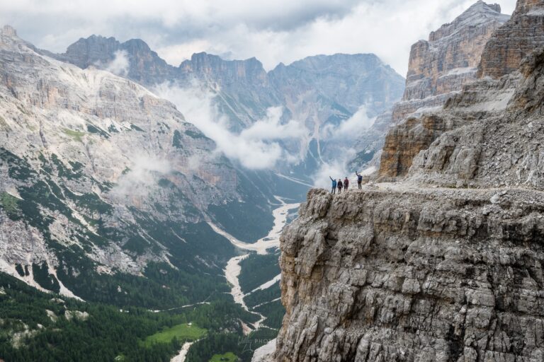 Klassische alpine Klettersteige