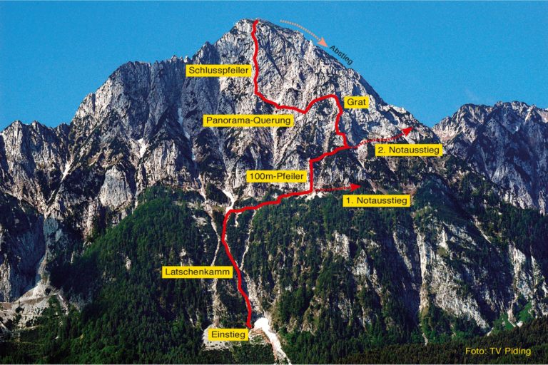 Pidinger Klettersteig auf den Hochstaufen